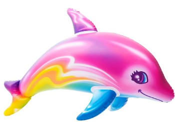 Rainbow Dolphin Inflate - 36''                   $15.20
